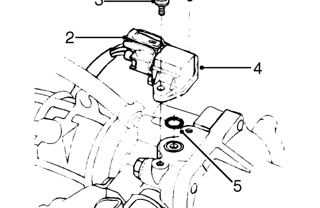 Manifold absolute pressure sensor – Disconnect battery earth lead.