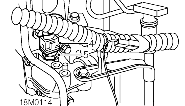 Engine coolant temperature (ect) sensor – Loosen coolant filler cap to release pressure, protect hands if system is hot.Position abs