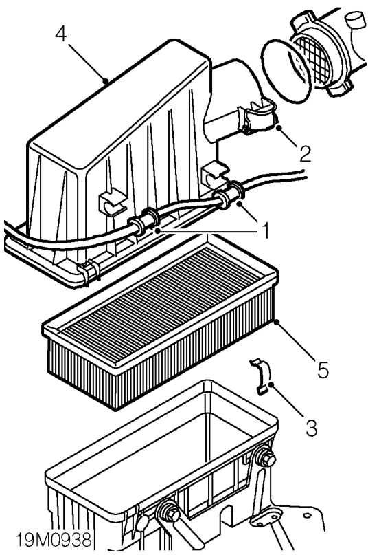 Air cleaner element – Service repair no - 19.10.10