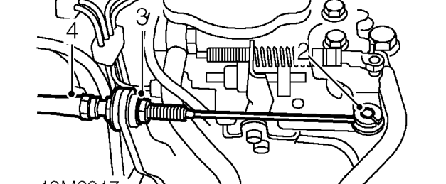 Injection pump - without intercooler – Disconnect battery earth lead.