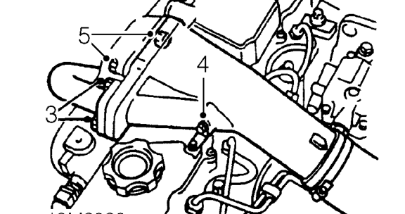 Injection pump - with intercooler – Remove top hose.