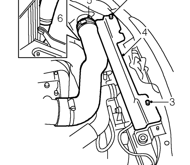 Intercooler – Remove air cleaner. See this section.