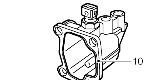 Glow plugs – Remove 4 bolts securing coolant outlet elbow to cylinder head.
