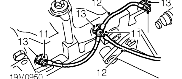 Engines with 3 glow plugs – Remove coolant outlet elbow, remove and discard seal.