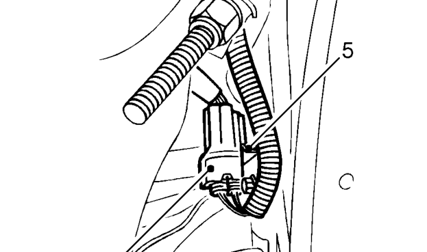 Fuel tank - ’k’ and ’t’ series – Remove LH rear wheel.