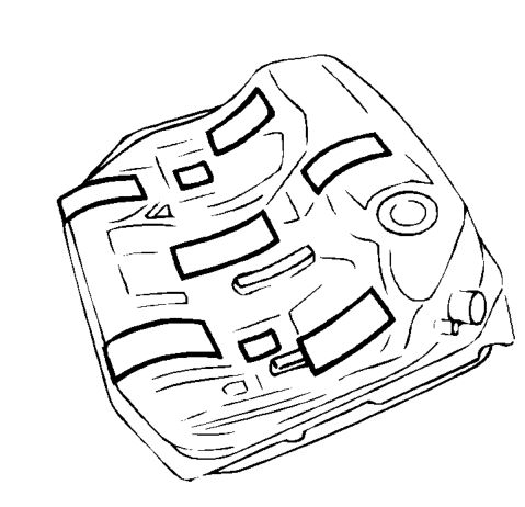 Remove seal from fuel pump housing.