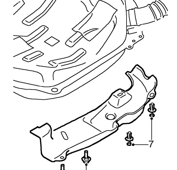 Fuel tank - ’d’ series – Release multiplug from bracket on body.