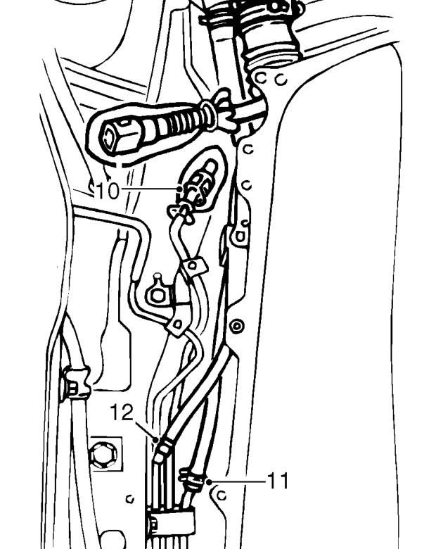 Loosen clip and disconnect filler hose from filler neck.