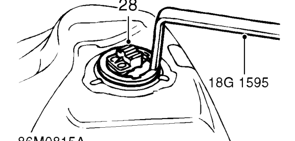 Remove seal from fuel pump.