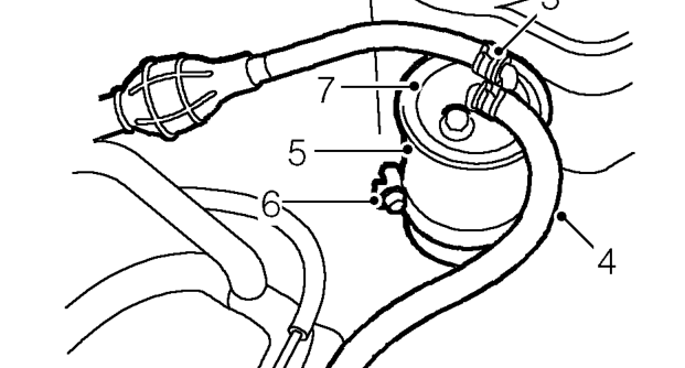 Fuel filter - ’l’ series – Position absorbent cloth beneath fuel filter.