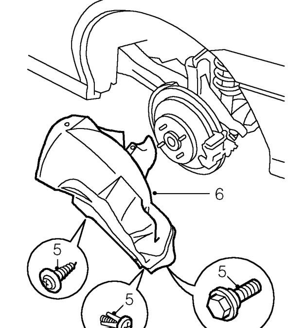 Fuel filler neck - ’l’ series – Remove LH rear wheel.