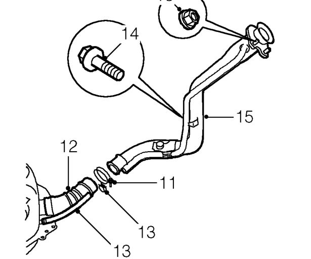 Fuel filler neck - ’l’ series – Plug filler neck to prevent ingress of dirt.