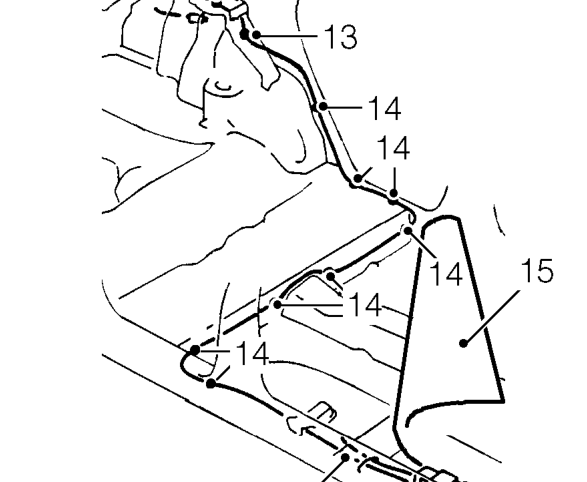 Disconnect cable from filler flap.