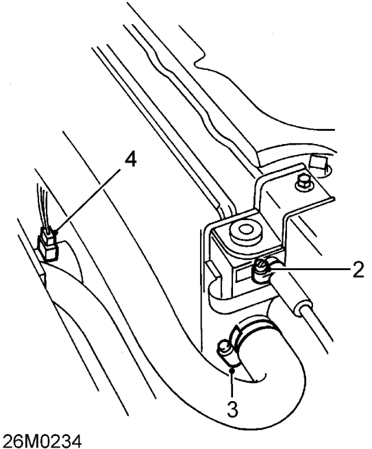 Radiator - ’k’ series without air conditioning – Drain cooling system. See Adjustments.