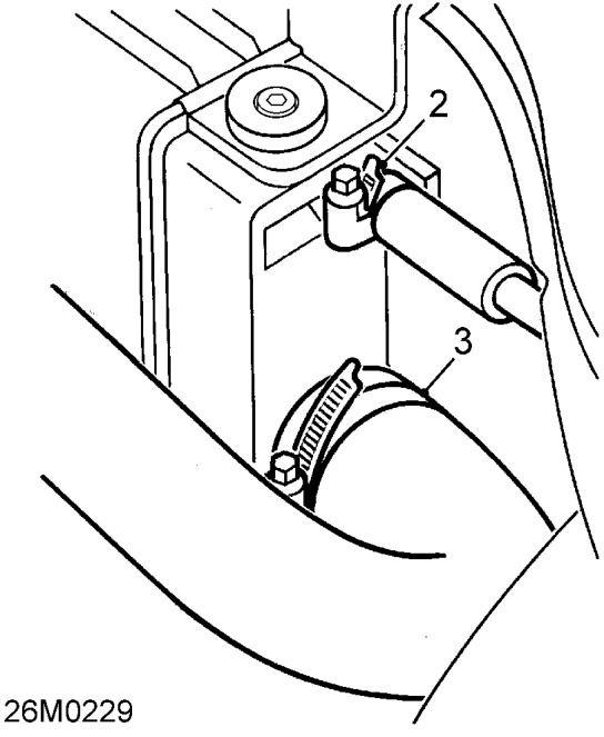 Radiator - ’k’ series with air conditioning – Drain cooling system. See Adjustments.