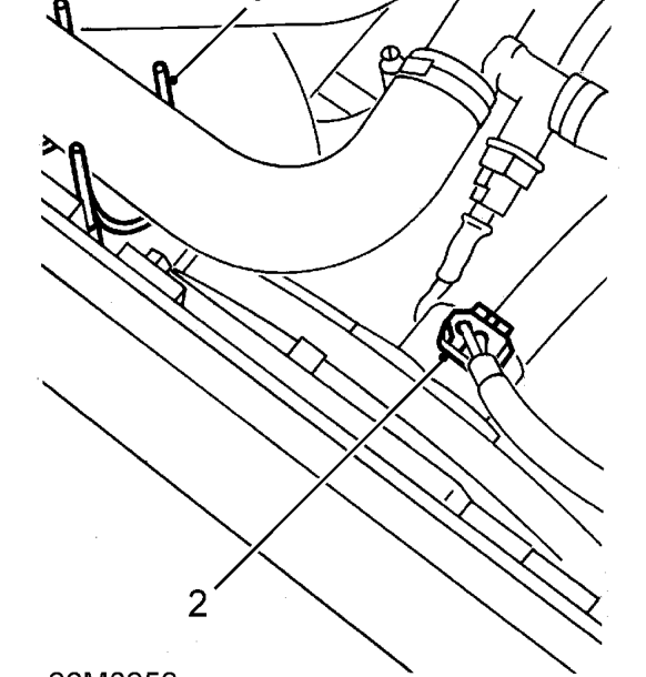 Radiator cooling fan - ’k’ series without air conditioning – Disconnect battery earth lead.