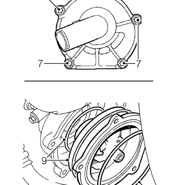 Remove and discard ’O’ ring seals.
