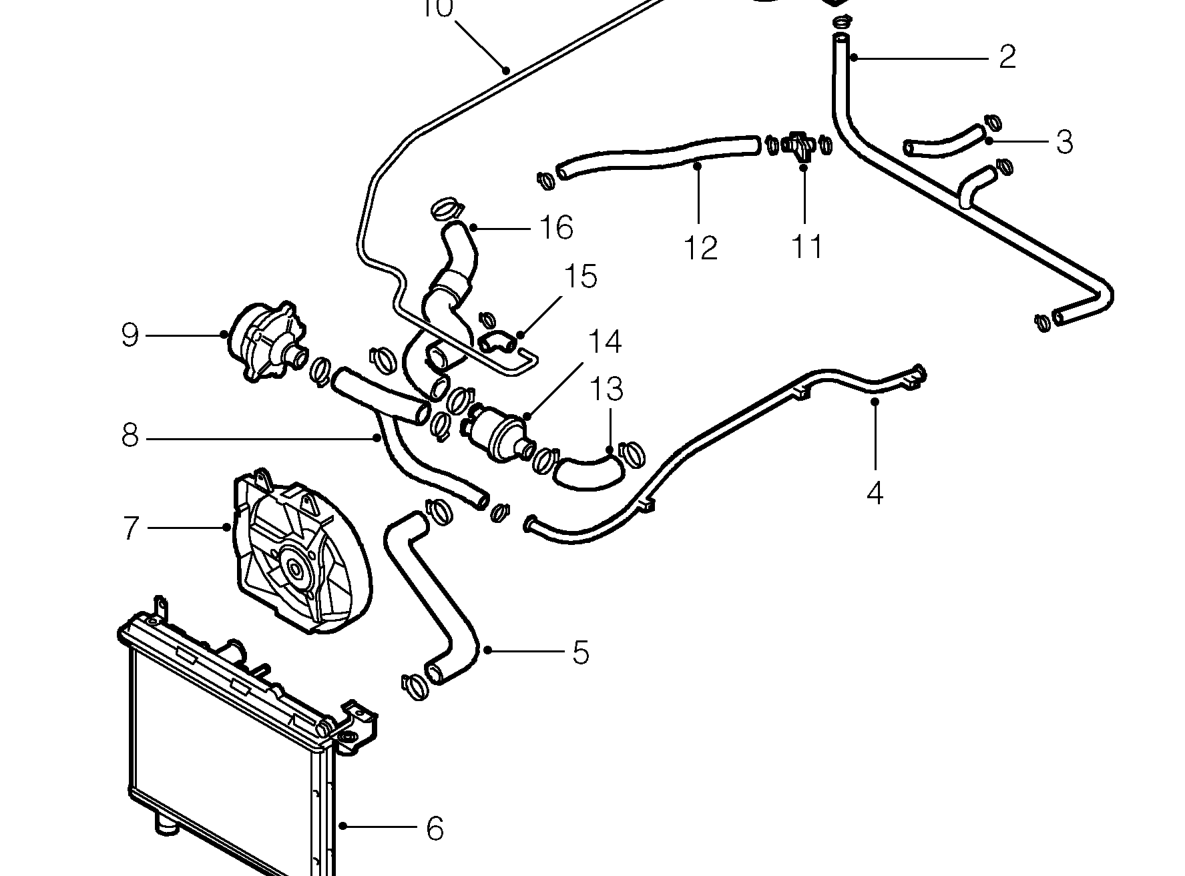 Cooling system components