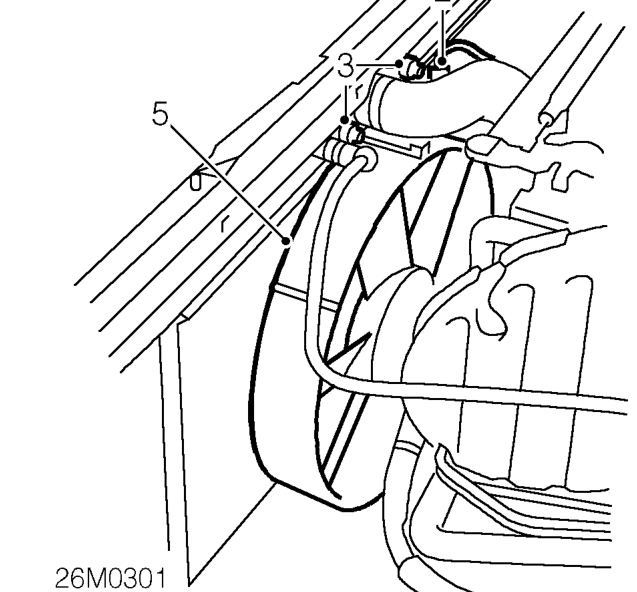 Radiator cooling fan – Disconnect battery earth lead.