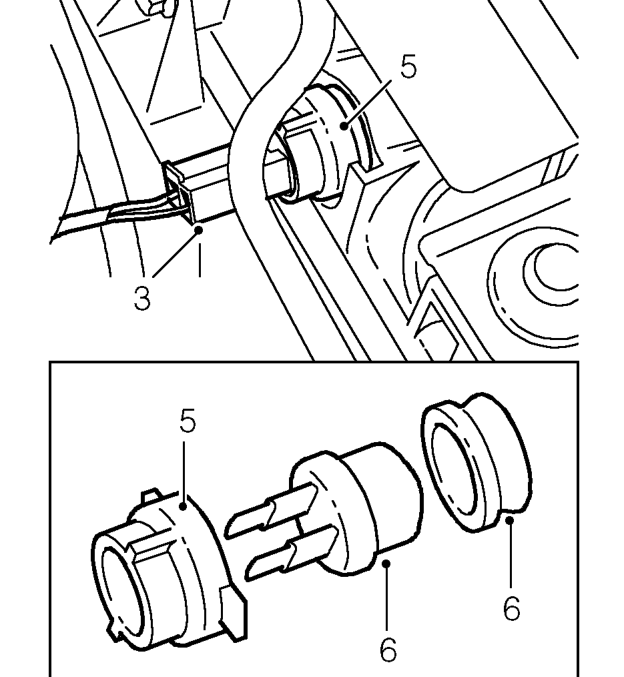 Thermostatic switch – Loosen coolant filler cap and release coolant pressure.