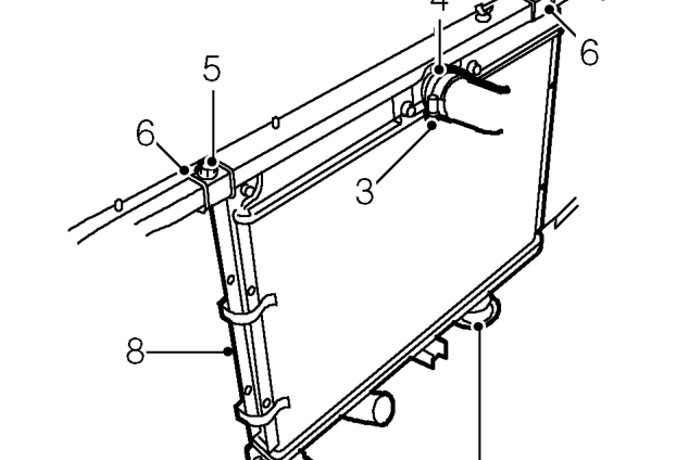 Radiator – Remove radiator cooling fan. See this section.
