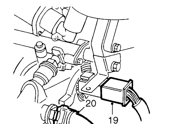 Loosen clip and disconnect coolant hose from inlet manifold.