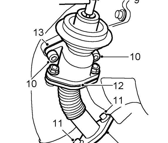 Inlet and exhaust manifold gasket - ’l’ series – Disconnect vacuum hose from turbocharger actuator.