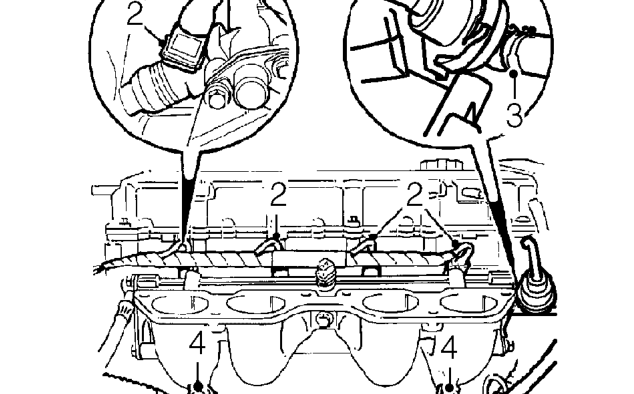 Inlet manifold gasket - ’t’ series – Remove inlet manifold chamber. See this section.