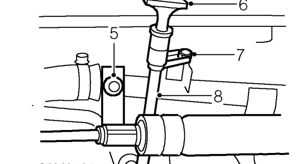 Exhaust manifold gasket - ’t’ series without air conditioning – Remove bolt securing coolant rail to cylinder head.