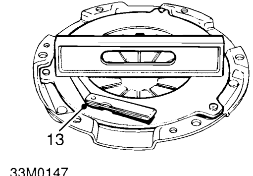 Check pressure plate for signs of wear or damage. Check for signs of overheating on drive 