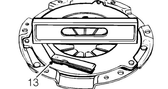 Check pressure plate for signs of wear or damage. Check for signs of overheating on drive 