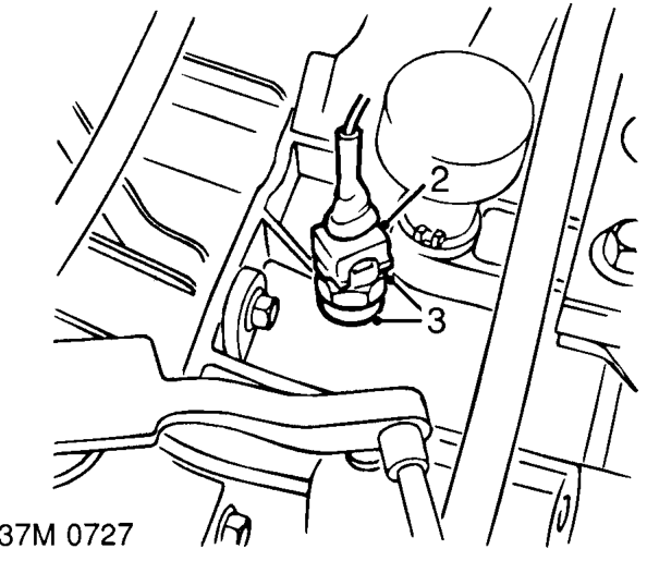 Reverse lamp switch – Remove air cleaner. See ENGINE MANAGEMENT SYSTEM - MEMS, Repairs.