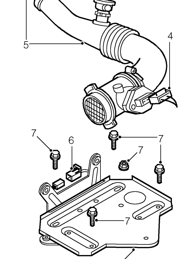 Gearbox - ’l’ series – Remove starter motor. See ELECTRICAL, Repairs.