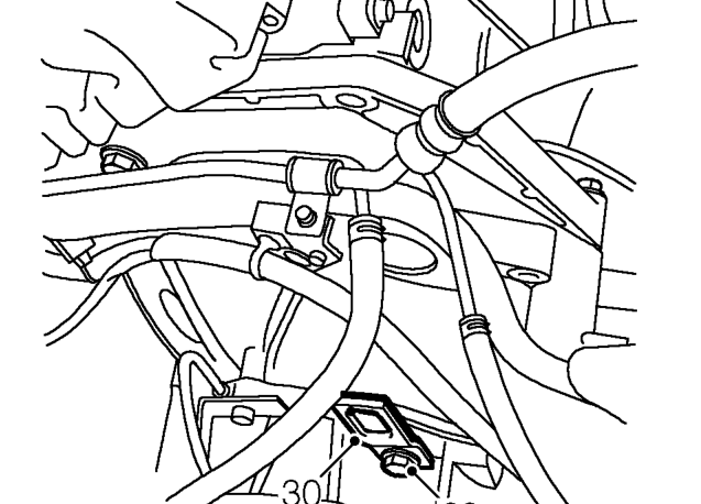Remove mounting bracket from gearbox.