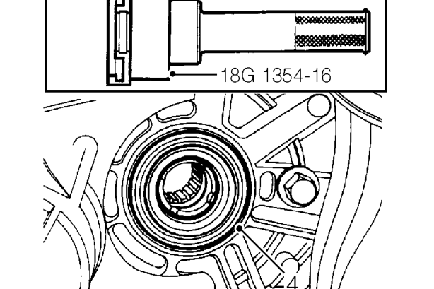 Lubricate original type oil seal with new gearbox oil.