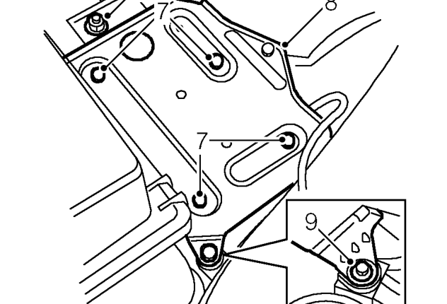 Gearbox - ’t’ series – Remove starter motor. See ELECTRICAL, Repairs.