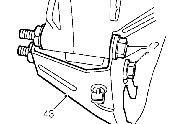 Support engine on jack.