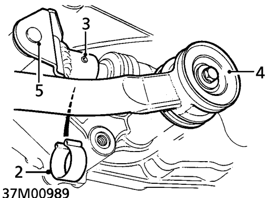 Selector shaft oil seal - ’t’ series – Raise front of vehicle.