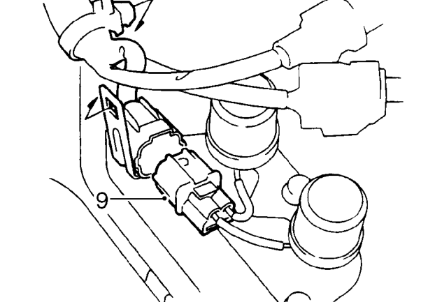 Automatic gearbox &amp; converter - up to 97.5 my – Remove distributor. See ENGINE MANAGEMENT SYSTEM - PGMFi, Repairs.