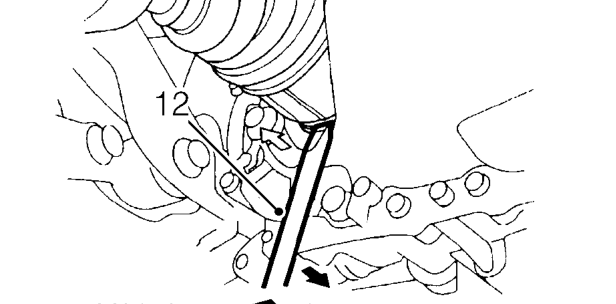 Pull hub assembly outwards and release drive shaft from hub.