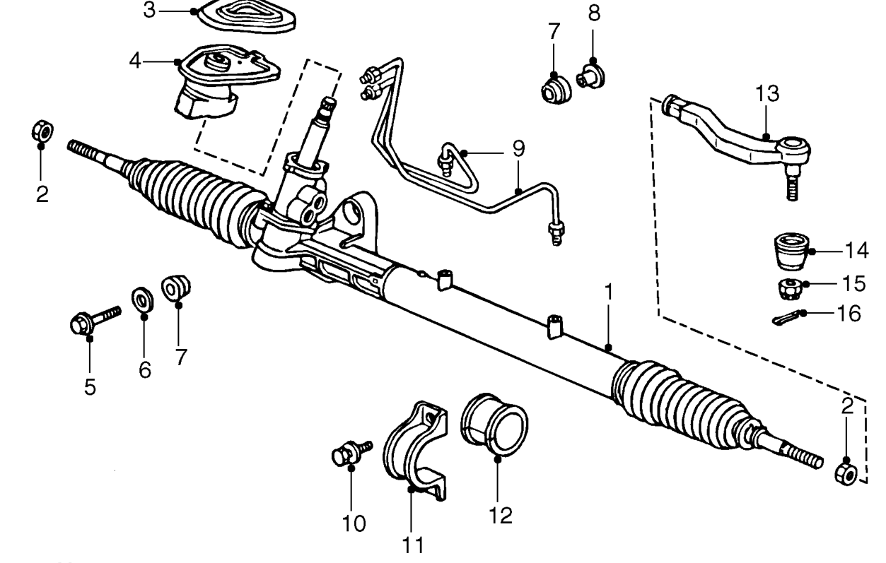 Steering rack
