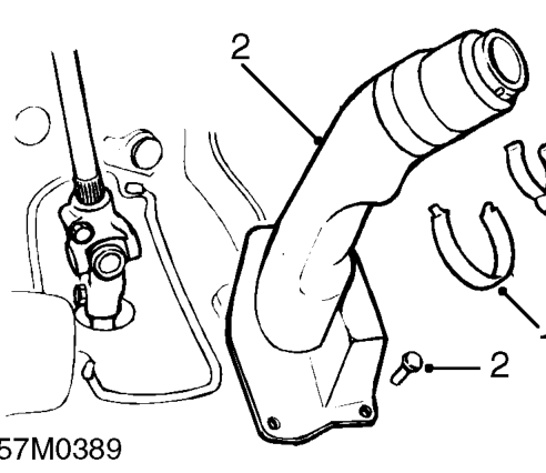 Power steering rack - ’k’ series – Service repair no - 57.10.01