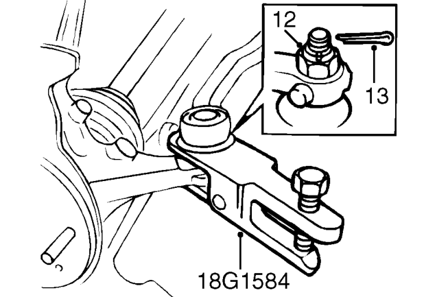 Remove road wheel(s).