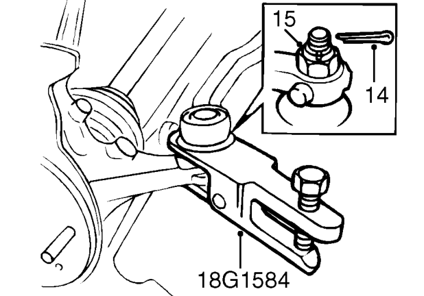Remove road wheel(s).