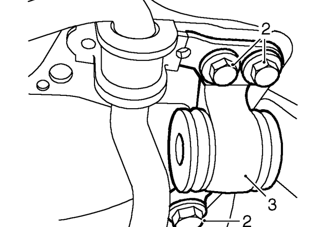Rear bush - front radius arm – Remove front lower arm assembly. See this section.