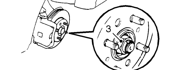 Front lower ball joint – Remove road wheel(s).