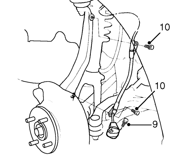 Remove 2 screws securing disc and remove disc. Release disc using jacking bolts if necessa