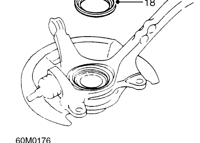 Do not carry out further dismantling if component is removed for access only.