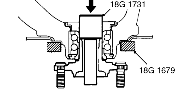 Remove hub ring.