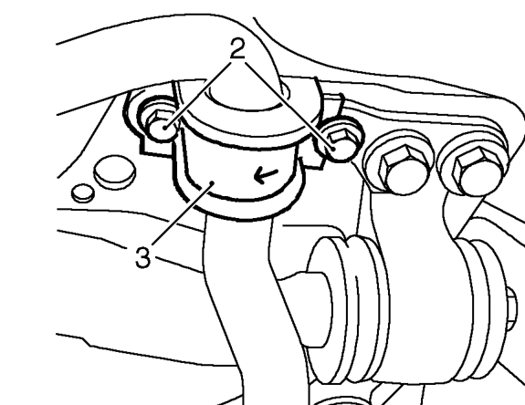 Anti-roll bar bushes – Raise front of vehicle.